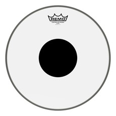 REMO CS-0313-10 13 Inch Controlled Sound Clear Tom Batter Drum Head with Black Dot