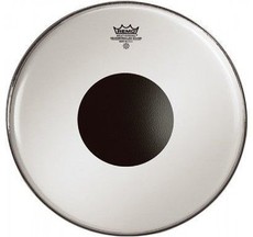 REMO CS-1220-10 20 Inch Controlled Sound Smooth White Bass Drum Batter Drum Head with Black Dot