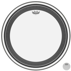 REMO PR-1322-00 22 Inch Powerstroke Pro Clear Bass Drum Batter Drum Head
