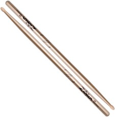 Zildjian Z5ACG Chroma Series 5A Hickory Wood TIp Metallic Drum Sticks (Gold)