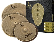 Zildjian LV468 Low Volume Series L80 Low Volume Cymbal Set (14 16 18 Inch)