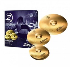 Zildjian PLZ4PK Planet Z Series Planet Z4 Cymbal Pack (14 16 20 Inch)