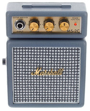 Marshall MS2-C Micro Amp Series 1 watt Electric Guitar Mini Half Stack Amplifier Combo (Vintage Grey)