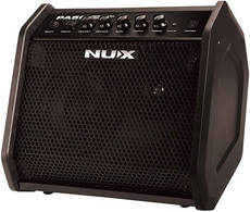 NUX PA-50 50 watt 6.5 Inch Personal Monitoring Amplifier Combo (Brown)