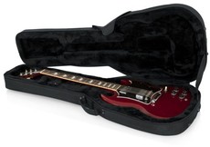 Gator GL-SG GL Series Lightweight Electric Guitar Case for Gibson SG Style Guitars (Black)