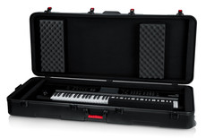 Gator GTSA-KEY76D TSA Series ATA Molded Polyethylene 76-Key Keyboard Case with TSA Approved Laches (Black)