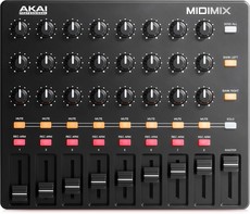 Akai MIDIMIX Hi-Performance 8 Channel Portable MIDI Mixer and DAW Controller (Black)