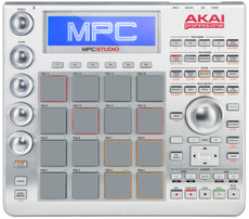 Akai MPC Studio Slimline USB MPC Controller with Software and Samples (Silver)