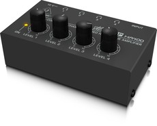 Behringer HA400 Microamp Ultra-Compact 4-Channel Stereo Headphone Amplifier