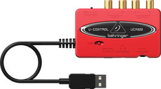 Behringer UCA-222 USB Audio Interface (Red)