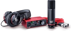 Focusrite Scarlett Solo Studio 2-Channel USB Audio Interface Studio Package - Red (3rd Generation)