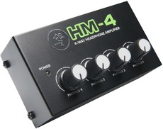 Mackie HM-4 HM Series 4-Way Headphone Amplifier (Black)