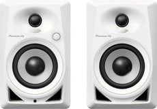 Pioneer DM-40-W 4 Inch Compact Active Monitor Speakers - White (Pair)