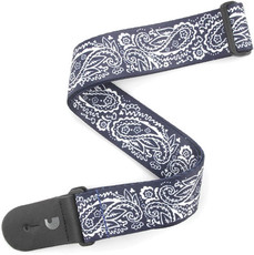 Planet Waves 2 Inch Blue Paisley Guitar Strap