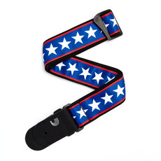 Planet Waves 50A10 2 Inch Woven Instrument Strap (Stars and Stripes)