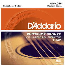 D'Addario EJ42 16-56 Resophonic Phosphor Bronze Medium Guitar Strings