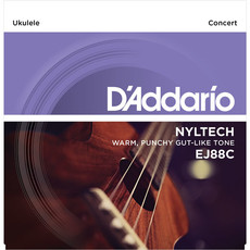 D'Addario EJ88C Nyltech Concert Nylon Ukulele Strings