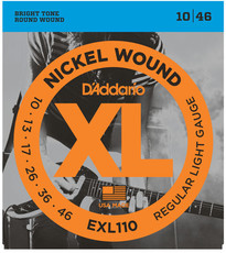 D'Addario EXL110 10-46 Nickel Wound Regular Light Electric Guitar Strings
