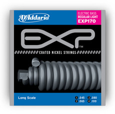 D'Addario EXP170 45-100 Coated Nickel Wound Bass Light Long Scale 4 String Bass Guitar