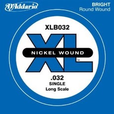 D'Addario XLB032 .032 XL Nickel Wound Long Scale Single Bass Guitar String