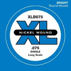 D'Addario XLB075 .075 XL Nickel Wound Long Scale Single Bass Guitar String