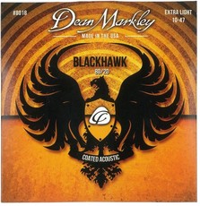 Dean Markley 8018 Blackhawk Acoustic 80/20 10-47 Extra Light Coated Acoustic Guitar Strings