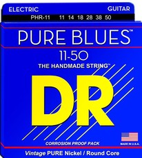 DR PHR-11 Pure Blues Series 11-50 Heavy Pure Nickel Electric Guitar Strings