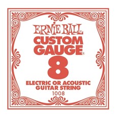 Ernie Ball 1008 .008 Plain Steel Single String