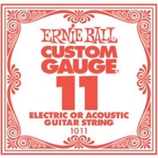Ernie Ball 1011 .011 Plain Steel Single String