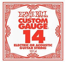 Ernie Ball 1014 .014 Plain Steel Single String