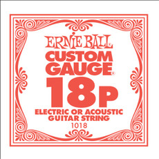 Ernie Ball 1018 .018 Plain Steel Single String