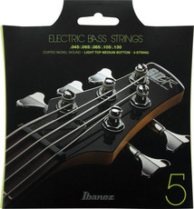 Ibanez IEBS5C 5 String Coated 45-130 Light Top Medium Bottom  Bass Strings
