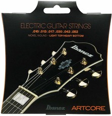 Ibanez IEGS62 Artcore 10-52 Light Top Heavy Bottom Nickel Electric Guitar Strings