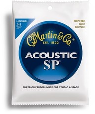 Martin MSP3200 Acoustic SP 13-56 80/20 Bronze Medium Acoustic Guitar Stings