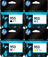 HP Ink 953 Black, Cyan, Magenta & Yellow Cartridge Combo Pack (OEM)
