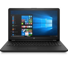 HP 15 Intel i3-5005U Windows 10 Home 15.6" Notebook, Jet Black