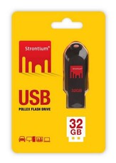 Strontium 32GB Pollex Flash Drive - Black