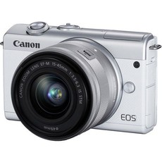 Canon EOS M200 Mirrorless Camera with 15-45mm Lens White