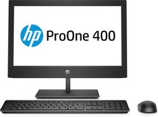 HP 400 All-in-One Desktop i3-8100T 20" HD Non Touch in Black