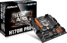 Asrock - H170M Pro4 LGA 1151 (Socket H4) Intel Micro ATX Mainboard