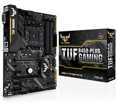 ASUS - TUF B450-PLUS GAMING Socket AM4 AMD B450 ATX Motherboard