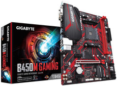 Gigabyte - B450M GAMING AM4 AMD B450 SATA 6Gb/s USB 3.1 HDMI Micro ATX AMD Motherboard