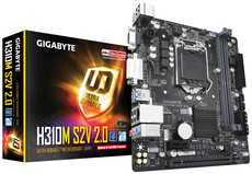 Gigabyte - H310M S2V 2.0 (rev. 1.0) LGA 1151 (300 Series) Intel H310 SATA 6Gb/s USB 3.1 Micro ATX Intel Motherboard