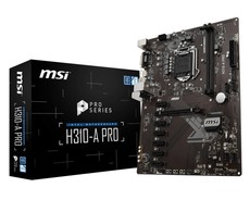 MSI H310-A PRO LGA 1151 (300 Series) Intel H310 HDMI SATA 6Gb/s ATX Intel Motherboard