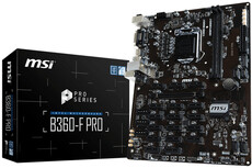 MSI B360-F PRO LGA 1151 (300 Series) Intel B360 HDMI SATA 6Gb/s ATX Intel Motherboard