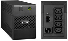 Eaton - Line-Interactive 850VA Uninterruptible Power Supply - Black