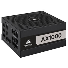 Corsair - AX Series™ AX1000 - 1000 Watt 80 PLUS® Titanium Certified Fully Modular ATX PSU