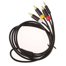 3.5mm Jack to AV Audio Video Cable RCA for Xbox 360 E