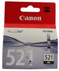 Canon CLI-521BLK Black Single Ink Cartridge