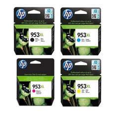 HP Ink 953XL Black, Cyan, Magenta & Yellow Cartridge Combo Pack (OEM)